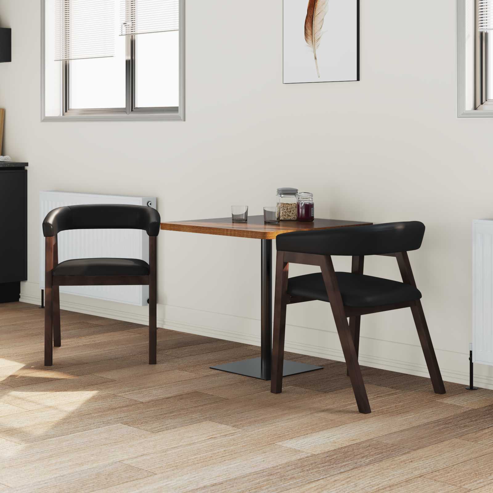 Dining Chairs 2 pcs Light Brown 54 x 57 x 73 cm