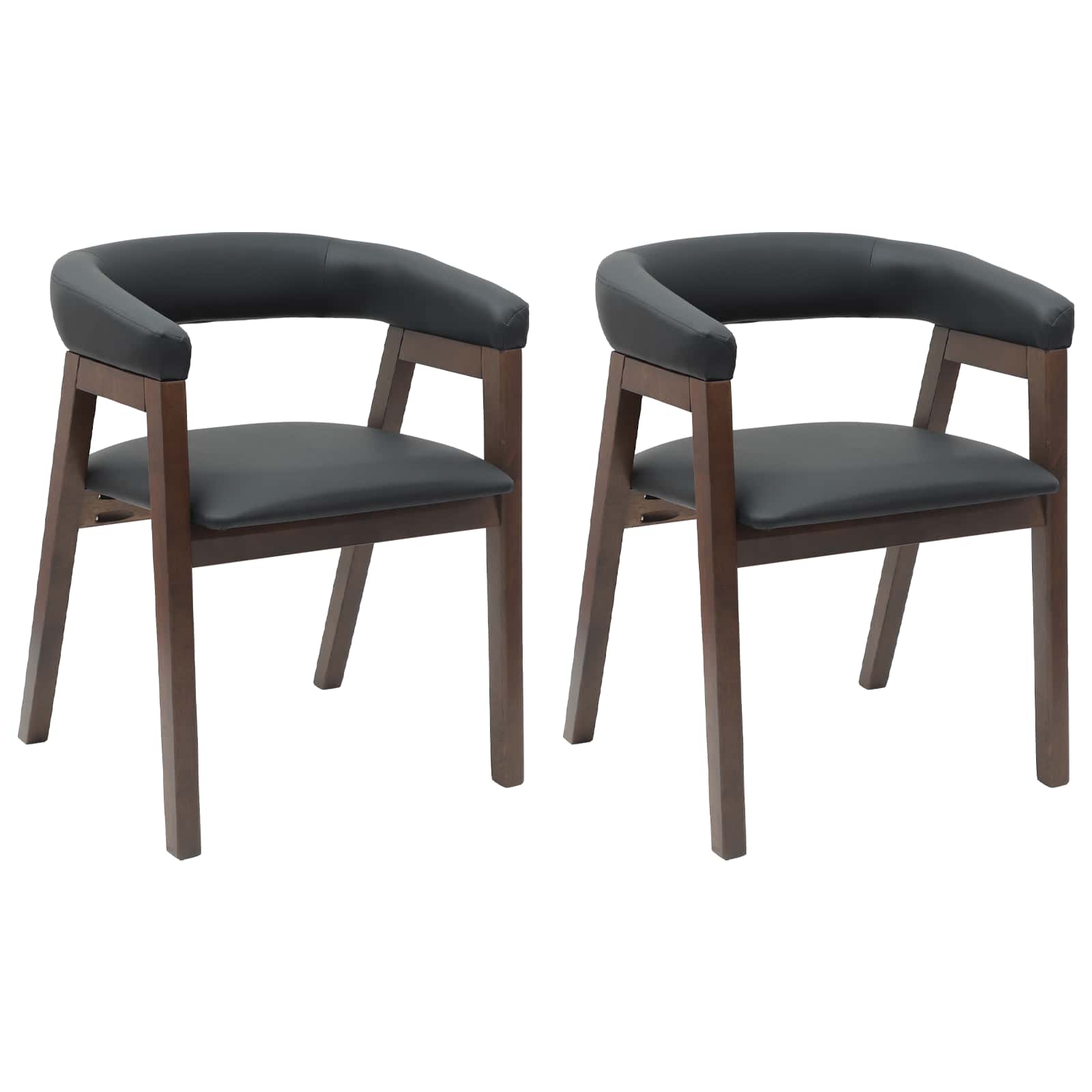 Dining Chairs 2 pcs Light Brown 54 x 57 x 73 cm