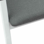 Dining Chairs 2 pcs White 54 x 57 x 73 cm Solid Rubber Wood