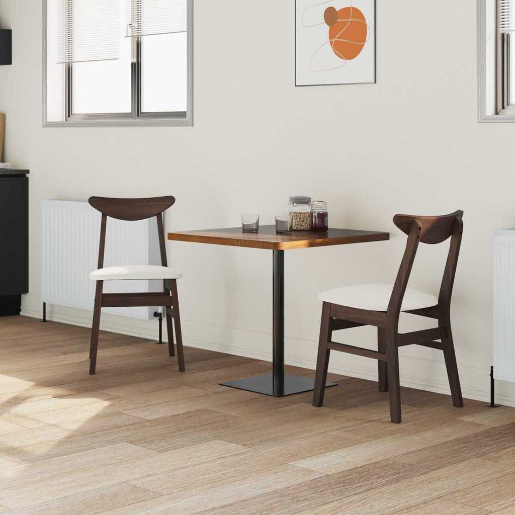 Dining Chairs 2 pcs Light Brown 42 x 47.5 x 81 cm