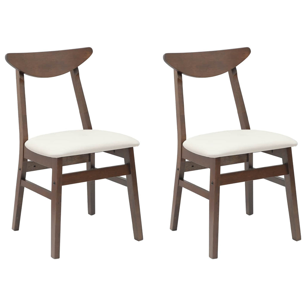 Dining Chairs 2 pcs Light Brown 42 x 47.5 x 81 cm