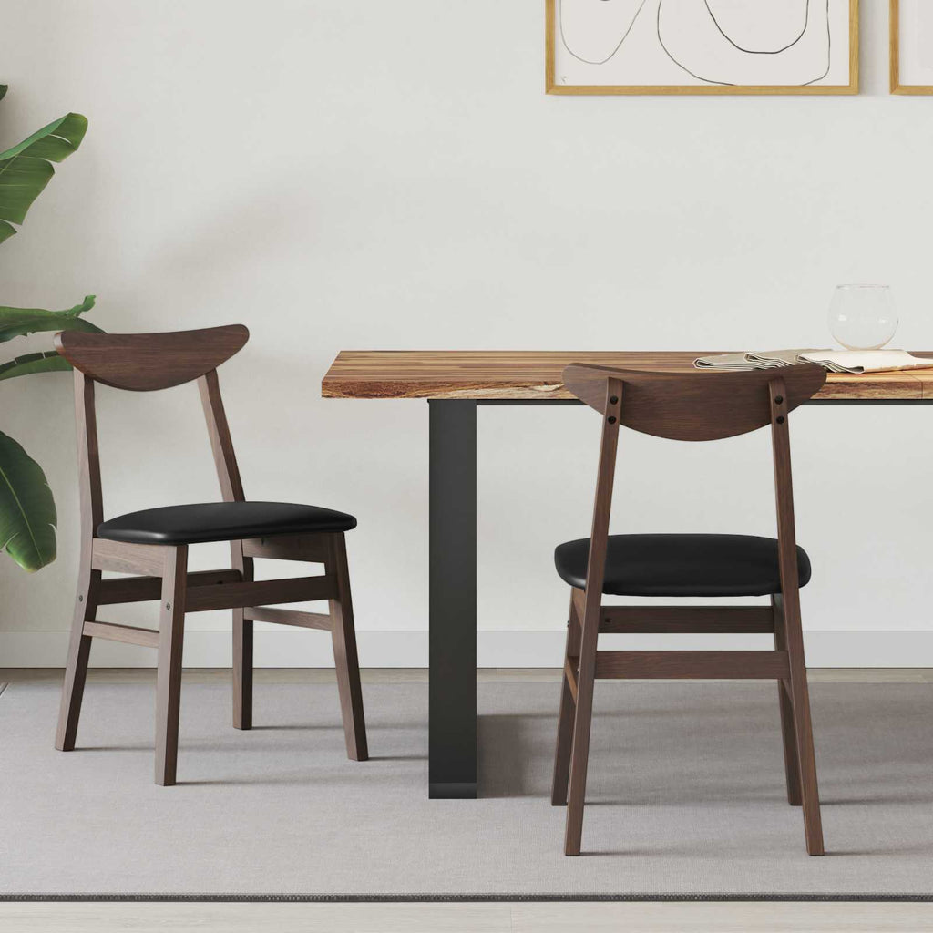 Dining Chairs 2 pcs Light Brown 42 x 47.5 x 81 cm