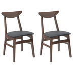 Dining Chairs 2 pcs Light Brown 42 x 47.5 x 81 cm