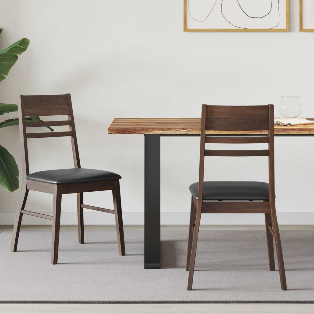 Dining Chairs 2 pcs Light Brown 43 x 54 x 89 cm