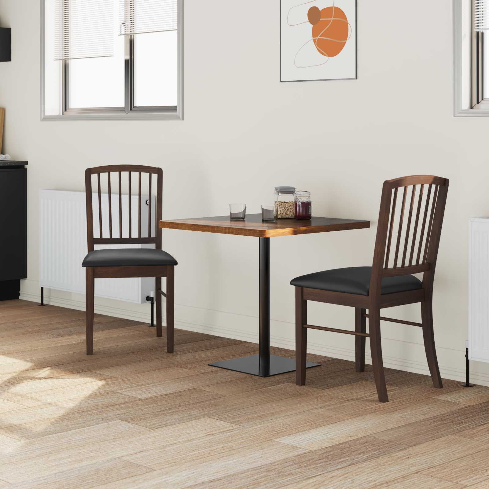 Dining Chairs 2 pcs Light Brown 50 x 52.5 x 91 cm