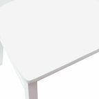 Dining Chairs 2 pcs White 50 x 52.5 x 91 cm Solid Rubber Wood