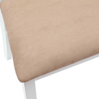 Dining Chairs 2 pcs White 50 x 52.5 x 91 cm Solid Rubber Wood