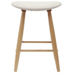 Dining Chairs 2 pcs Natural 46 x 37 x 63 cm Solid Rubber Wood