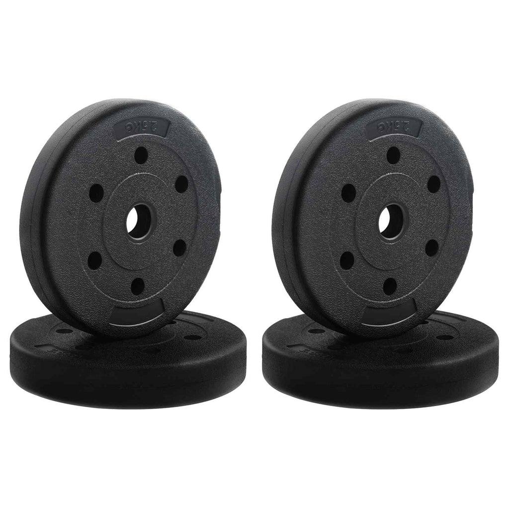 2-in-1 Dumbbell Set Black and Red 121 x 19.5 x 19.5 cm