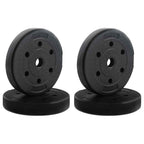 2-in-1 Dumbbell Set Black and Red 121 x 19.5 x 19.5 cm