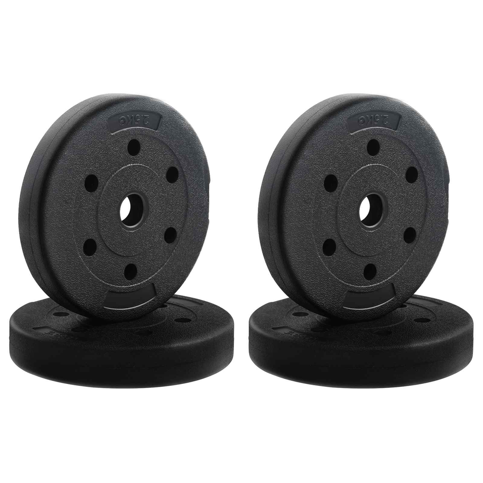 2-in-1 Dumbbell Set Black and Blue 121 x 19.5 x 19.5 cm