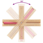 Sauna Accessory Set 4 pcs Black Aluminium and Solid Pine Wood