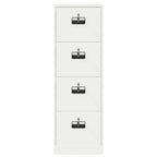 File Cabinet Black 45.5 x 42 x 106.5 cm Cold-Rolled Steel