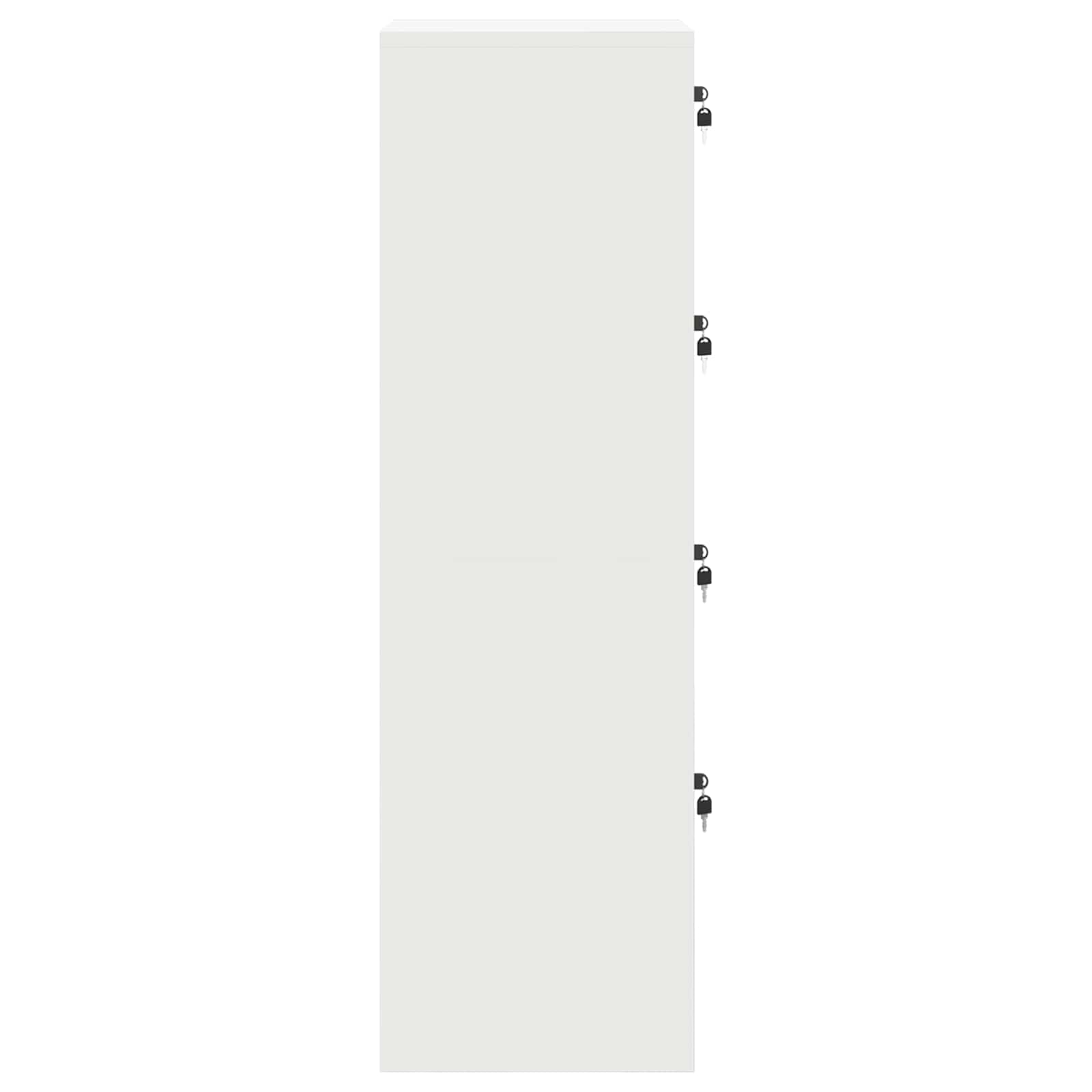 File Cabinet Black 45.5 x 42 x 106.5 cm Cold-Rolled Steel