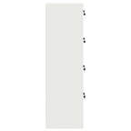 File Cabinet White 45.5 x 42 x 106.5 cm Cold-Rolled Steel
