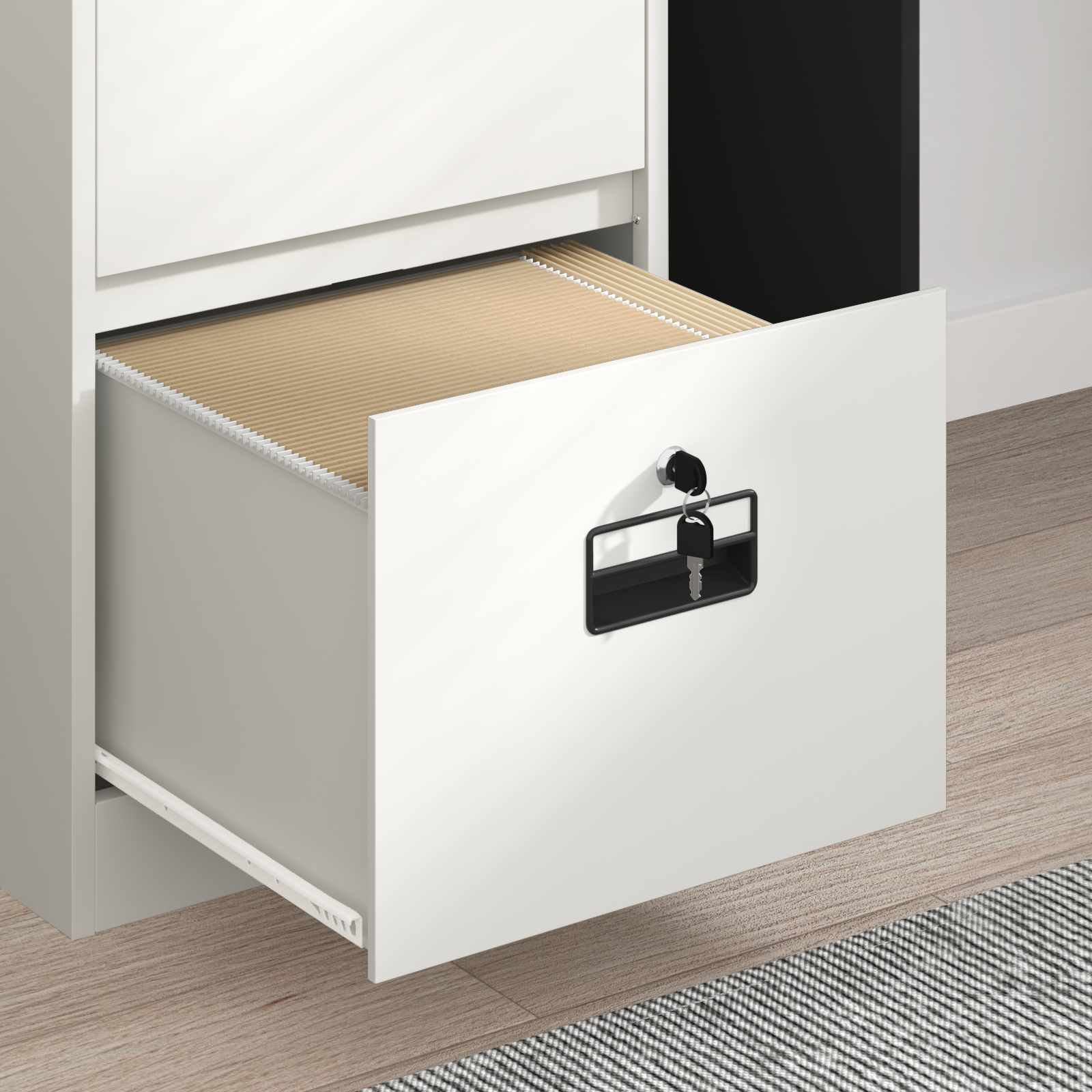 File Cabinet Pink 45.5 x 42 x 139 cm Cold-Rolled Steel