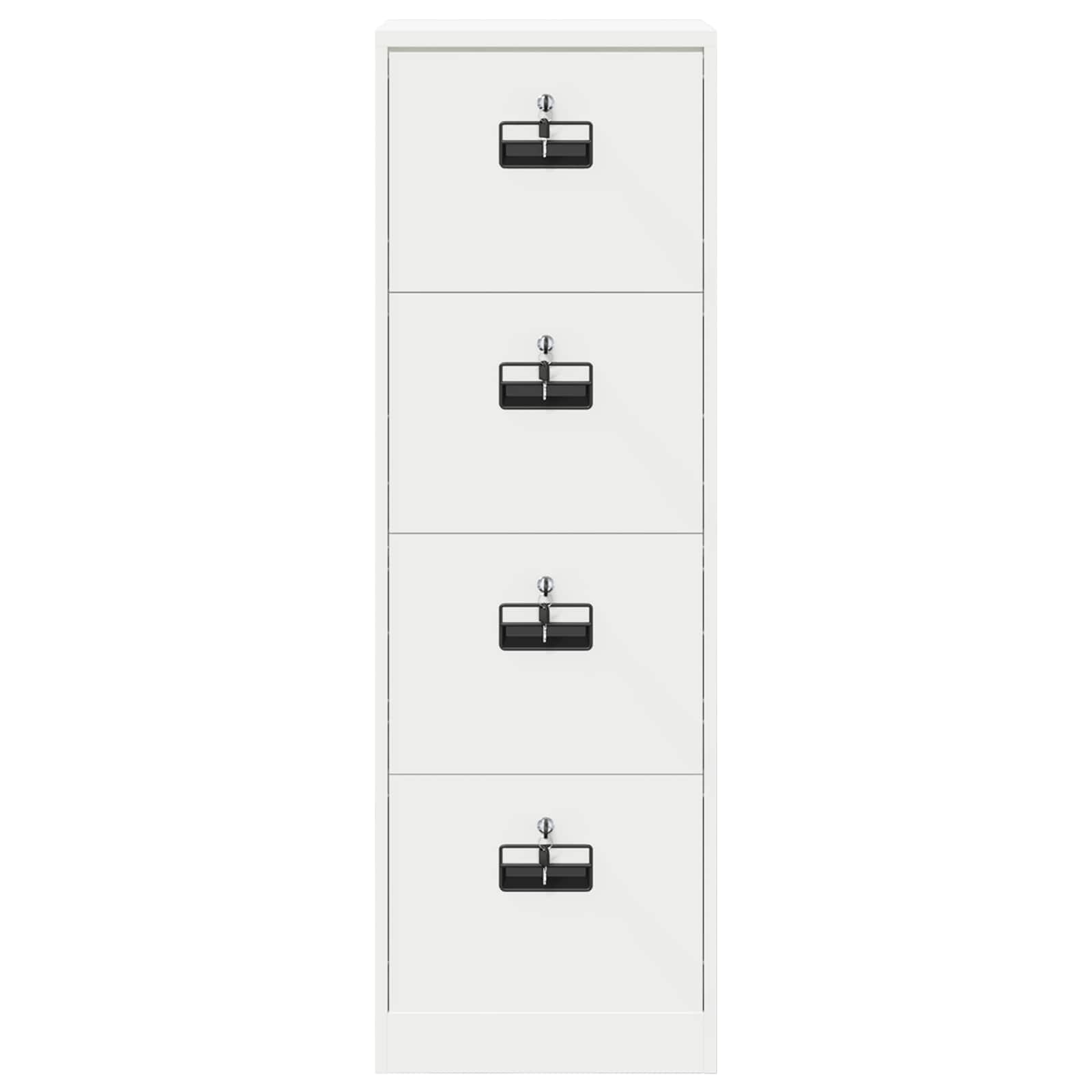 File Cabinet with Drawer Mustard Yellow 45.5 x 42 x 139 cm