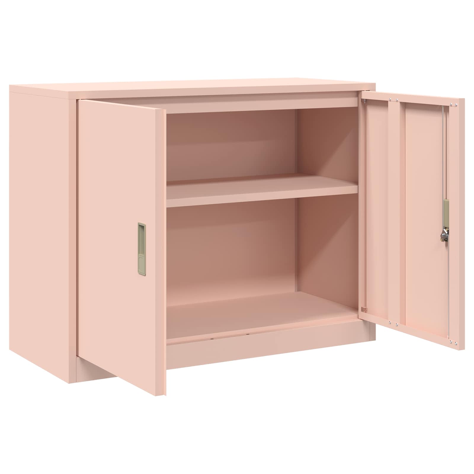 Storage Cabinet Pink 90 x 40 x 70 cm Cold-Rolled Steel