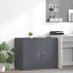 Storage Cabinet Anthracite 90 x 40 x 70 cm Cold-Rolled Steel