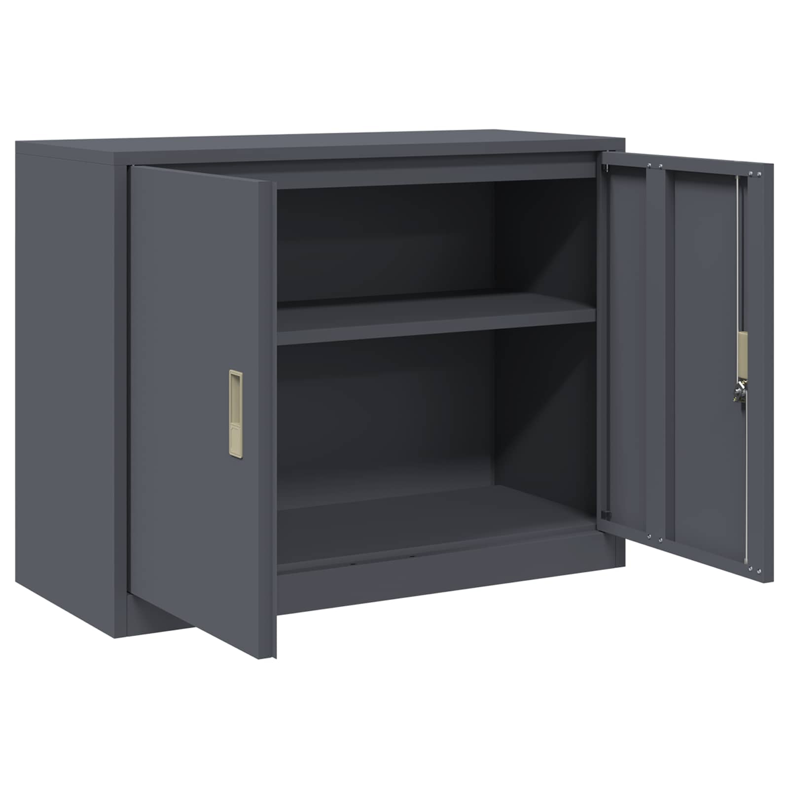 Storage Cabinet Anthracite 90 x 40 x 70 cm Cold-Rolled Steel