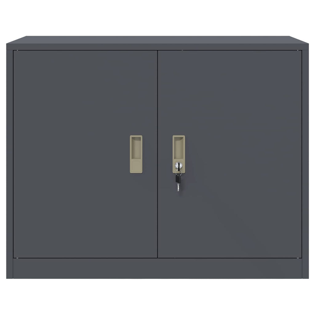 Storage Cabinet Anthracite 90 x 40 x 70 cm Cold-Rolled Steel