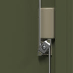 Storage Cabinet Olive Green 90 x 40 x 70 cm Cold-Rolled Steel