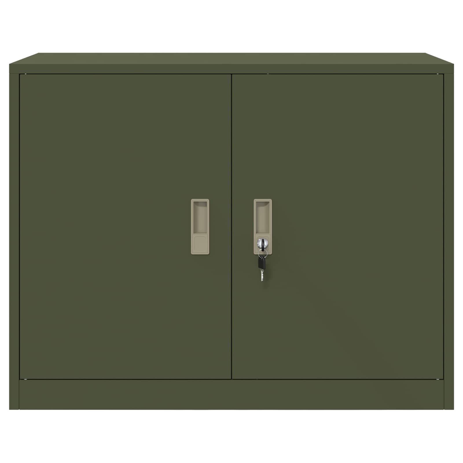 Storage Cabinet Olive Green 90 x 40 x 70 cm Cold-Rolled Steel
