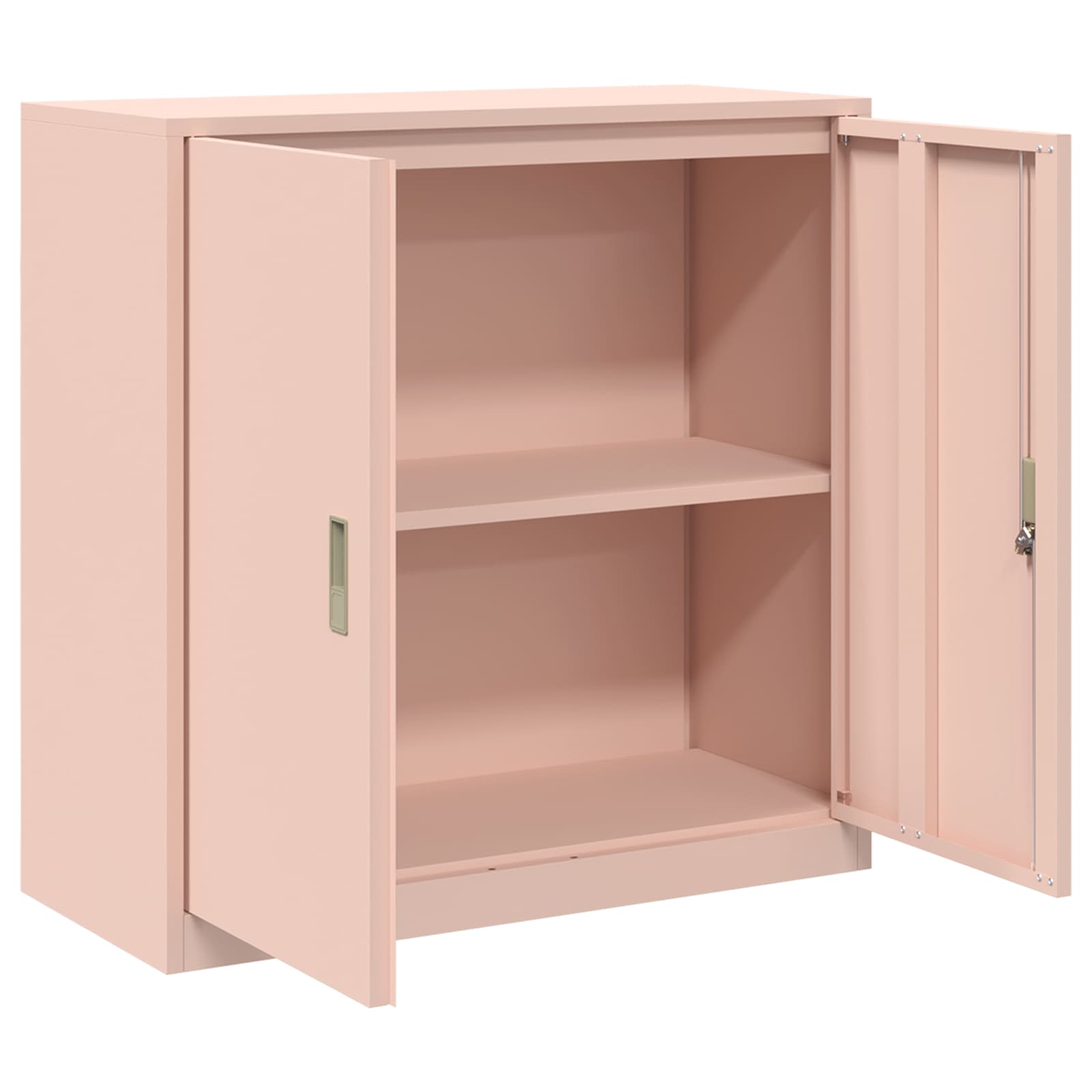 Storage Cabinet Pink 90 x 40 x 90 cm Cold-Rolled Steel