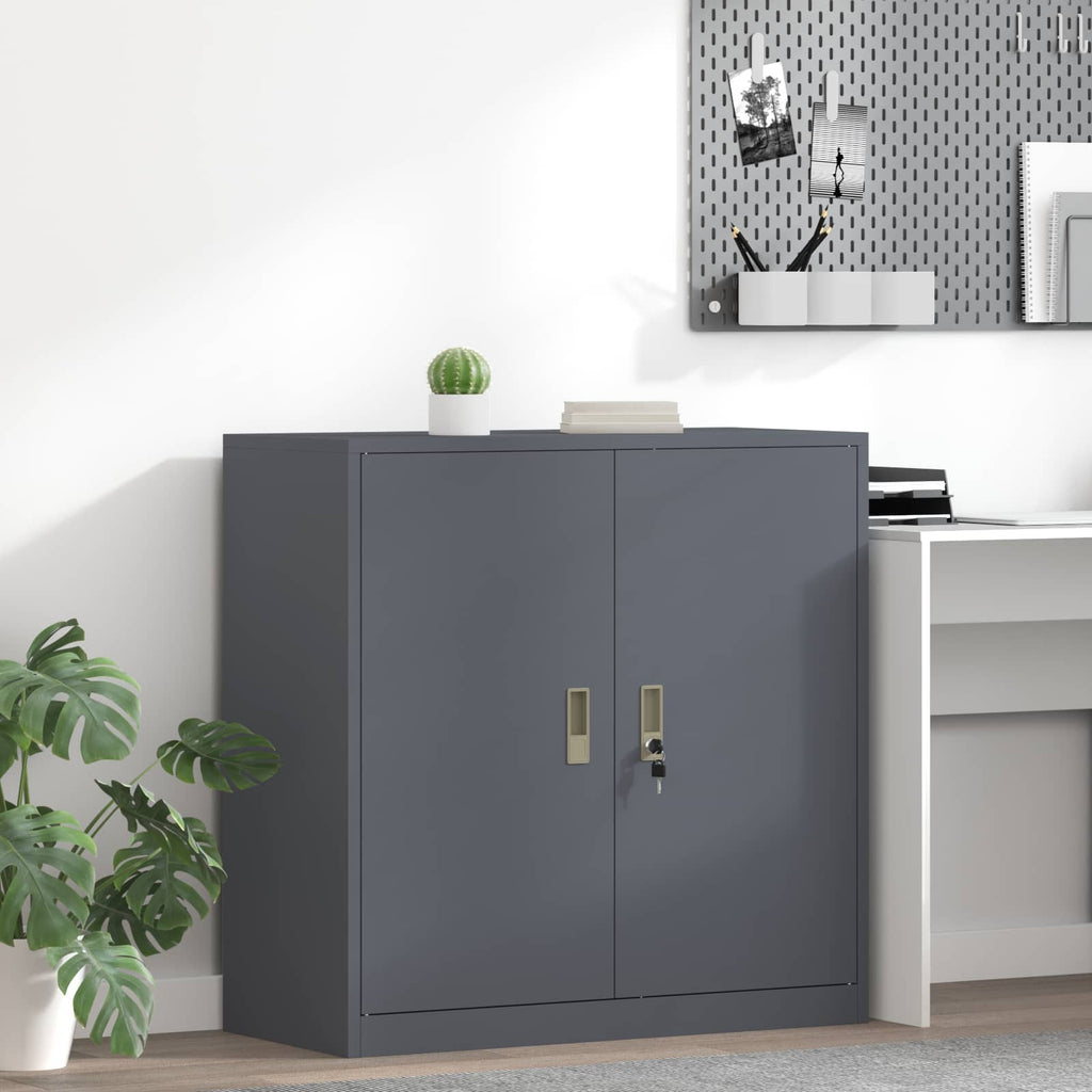 Storage Cabinet Anthracite 90 x 40 x 90 cm Cold-Rolled Steel