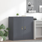 Storage Cabinet Anthracite 90 x 40 x 90 cm Cold-Rolled Steel