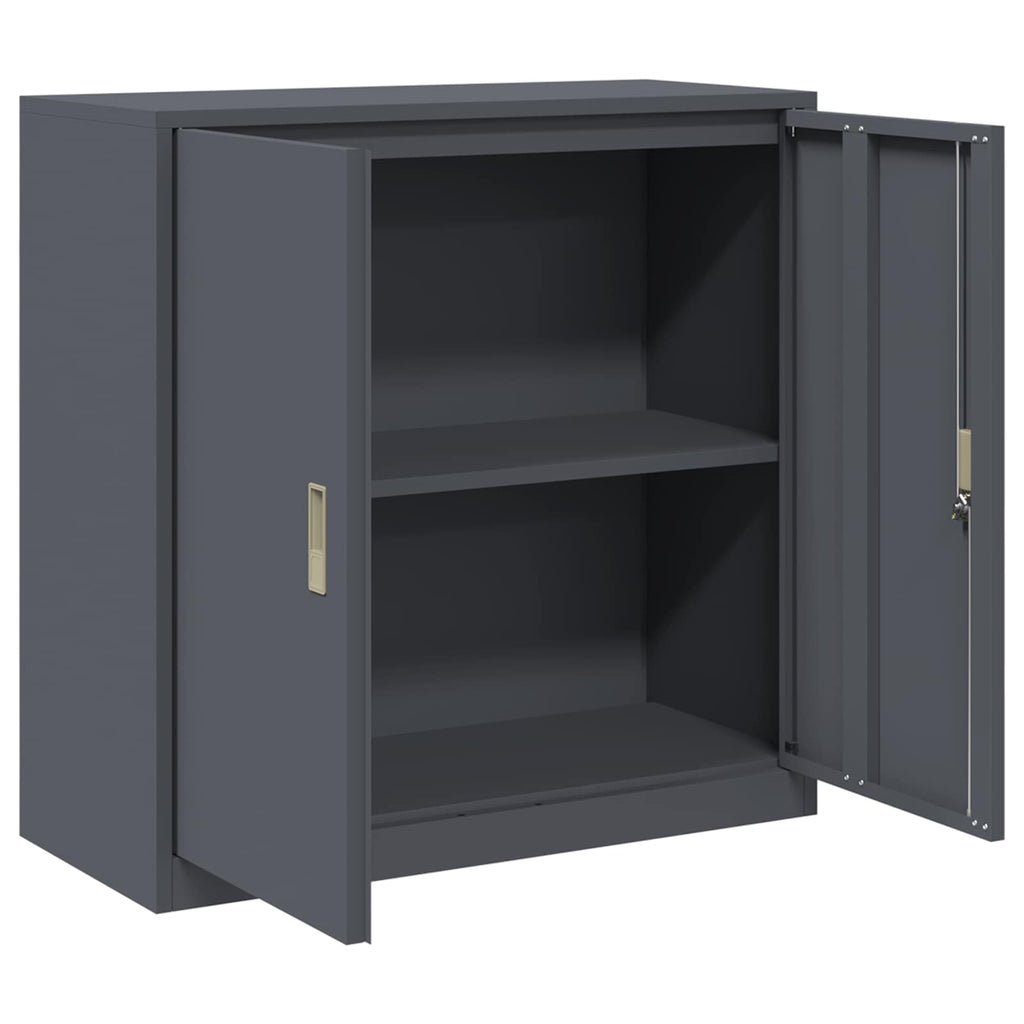 Storage Cabinet Anthracite 90 x 40 x 90 cm Cold-Rolled Steel