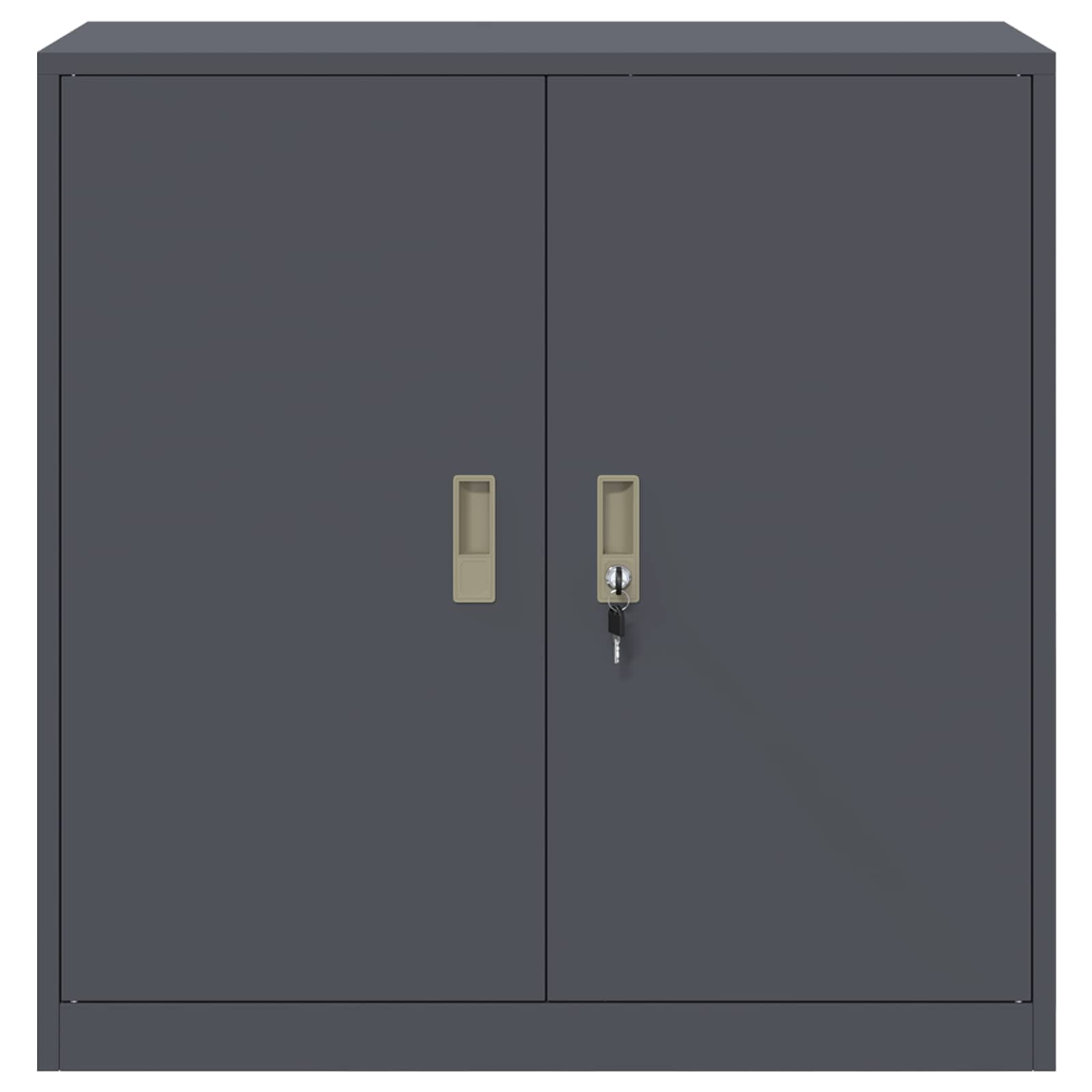 Storage Cabinet Anthracite 90 x 40 x 90 cm Cold-Rolled Steel
