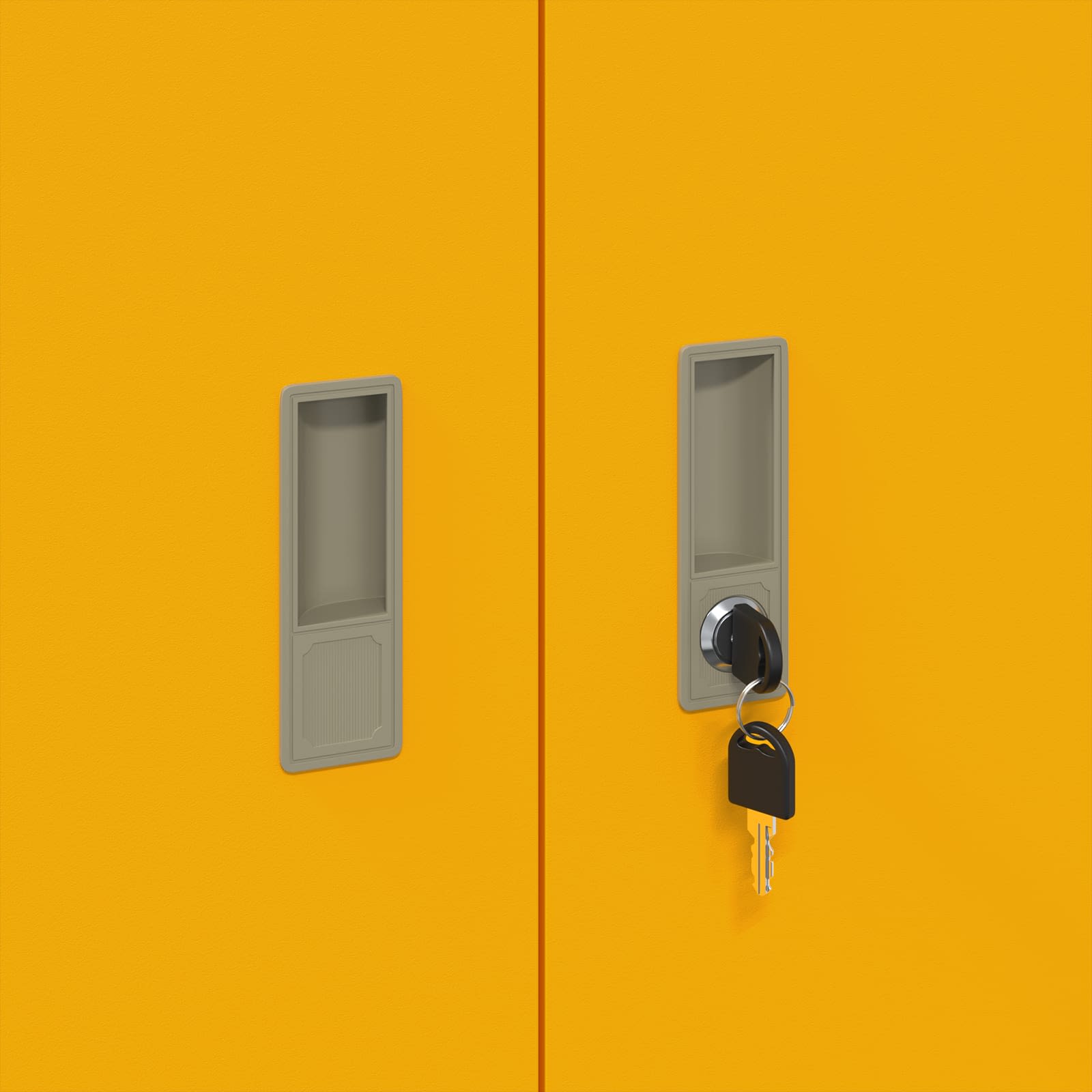 Storage Cabinet with Storage Mustard Yellow 90 x 40 x 90 cm