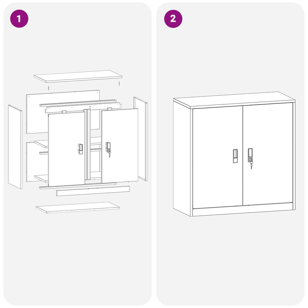 Storage Cabinet with Storage Mustard Yellow 90 x 40 x 90 cm