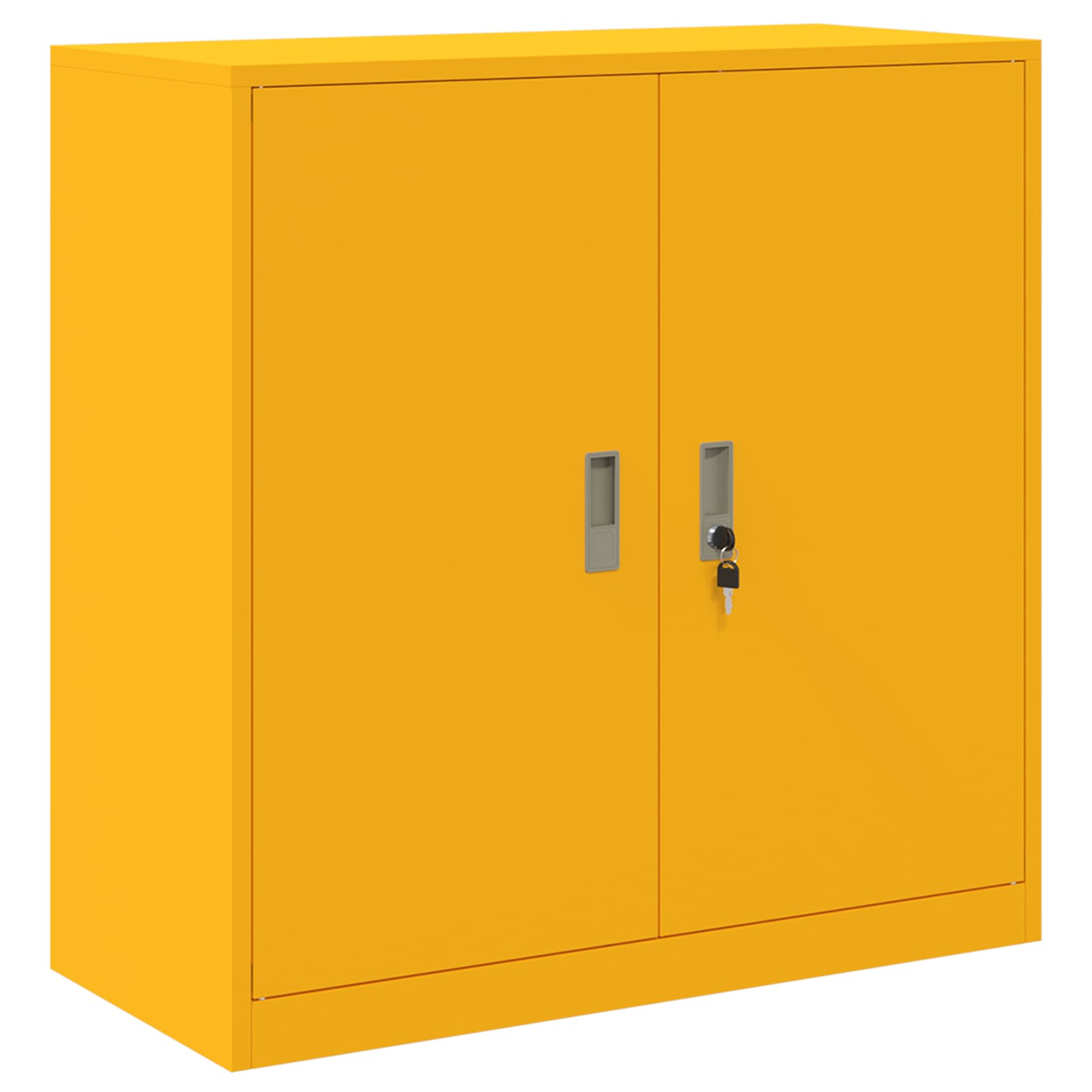 Storage Cabinet with Storage Mustard Yellow 90 x 40 x 90 cm