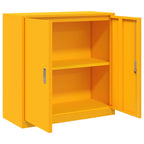 Storage Cabinet with Storage Mustard Yellow 90 x 40 x 90 cm