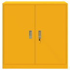 Storage Cabinet with Storage Mustard Yellow 90 x 40 x 90 cm