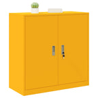 Storage Cabinet with Storage Mustard Yellow 90 x 40 x 90 cm