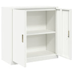 Storage Cabinet White 90 x 40 x 90 cm Cold-Rolled Steel