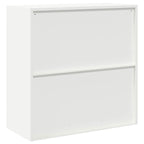 Storage Cabinet White 90 x 40 x 90 cm Cold-Rolled Steel