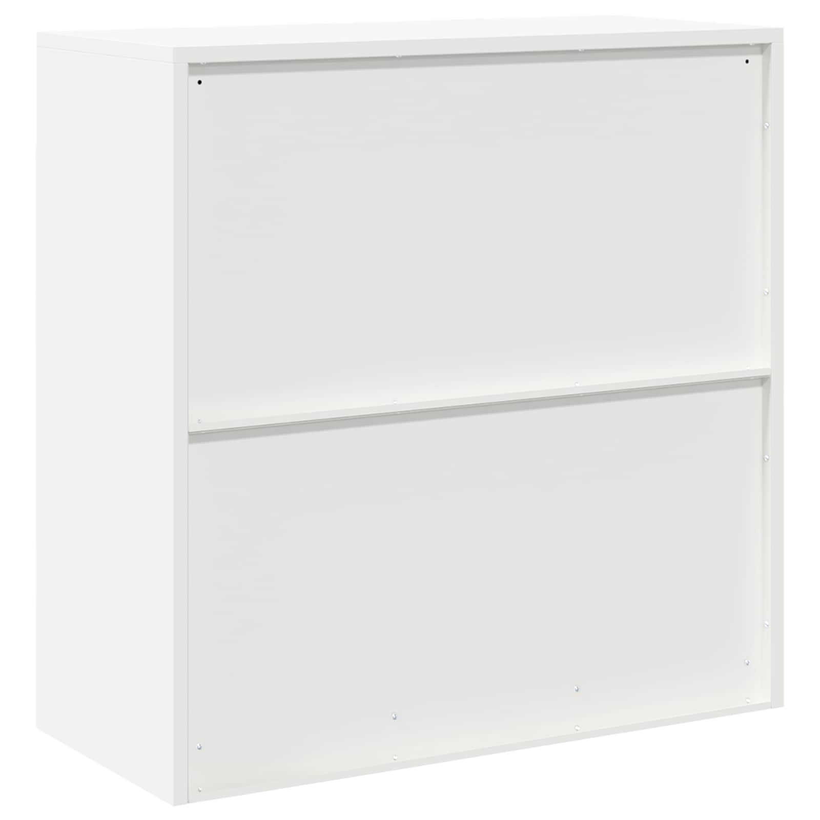 Storage Cabinet White 90 x 40 x 90 cm Cold-Rolled Steel