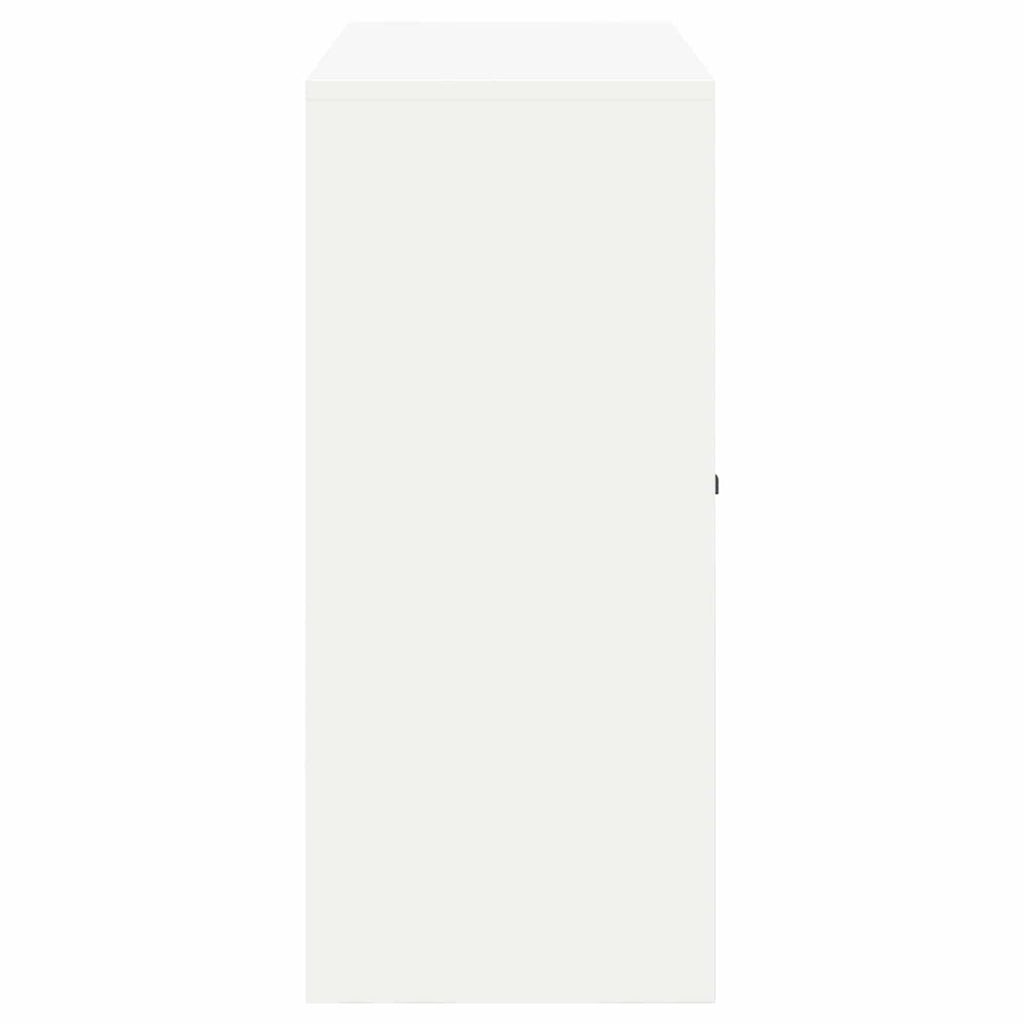 Storage Cabinet White 90 x 40 x 90 cm Cold-Rolled Steel