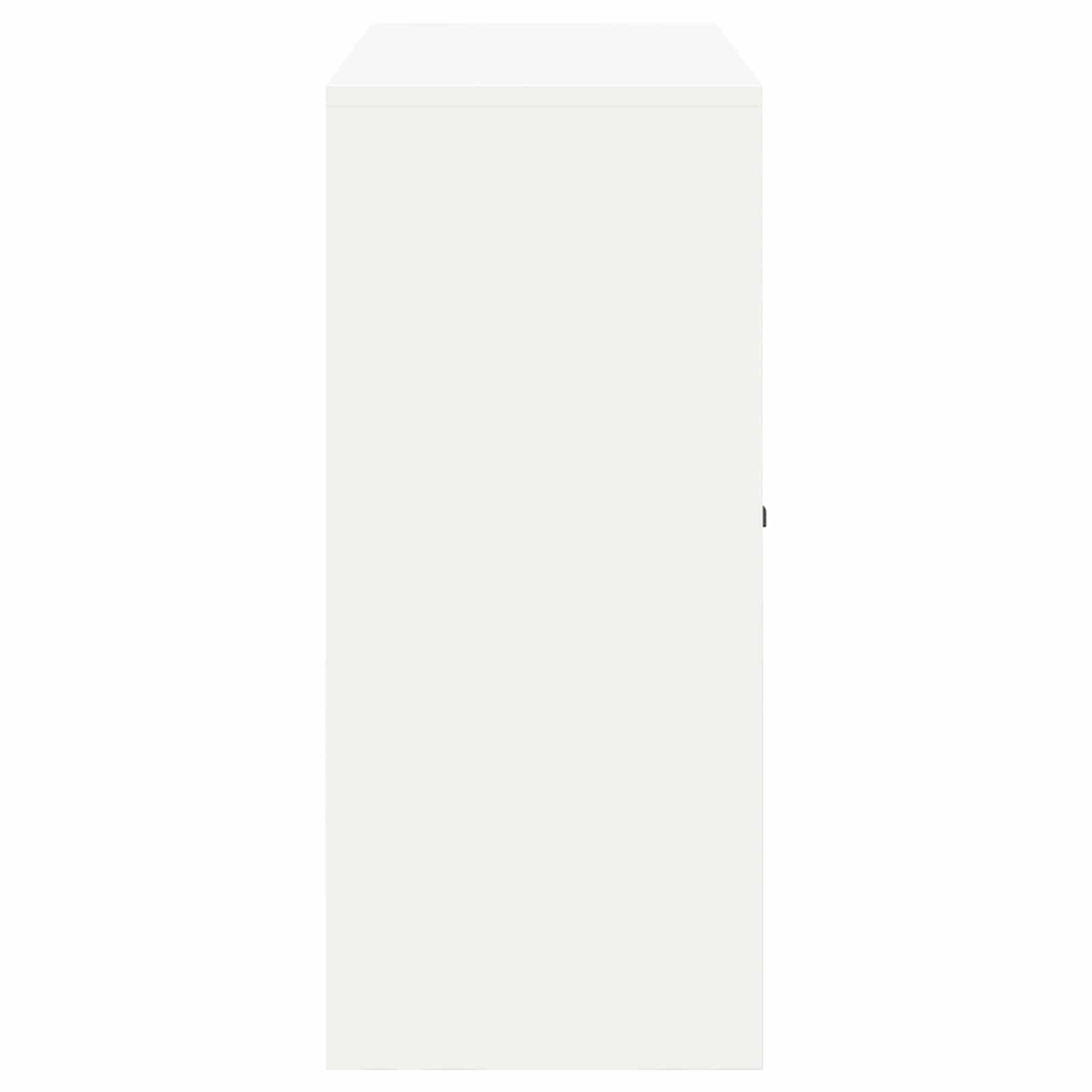 Storage Cabinet White 90 x 40 x 90 cm Cold-Rolled Steel