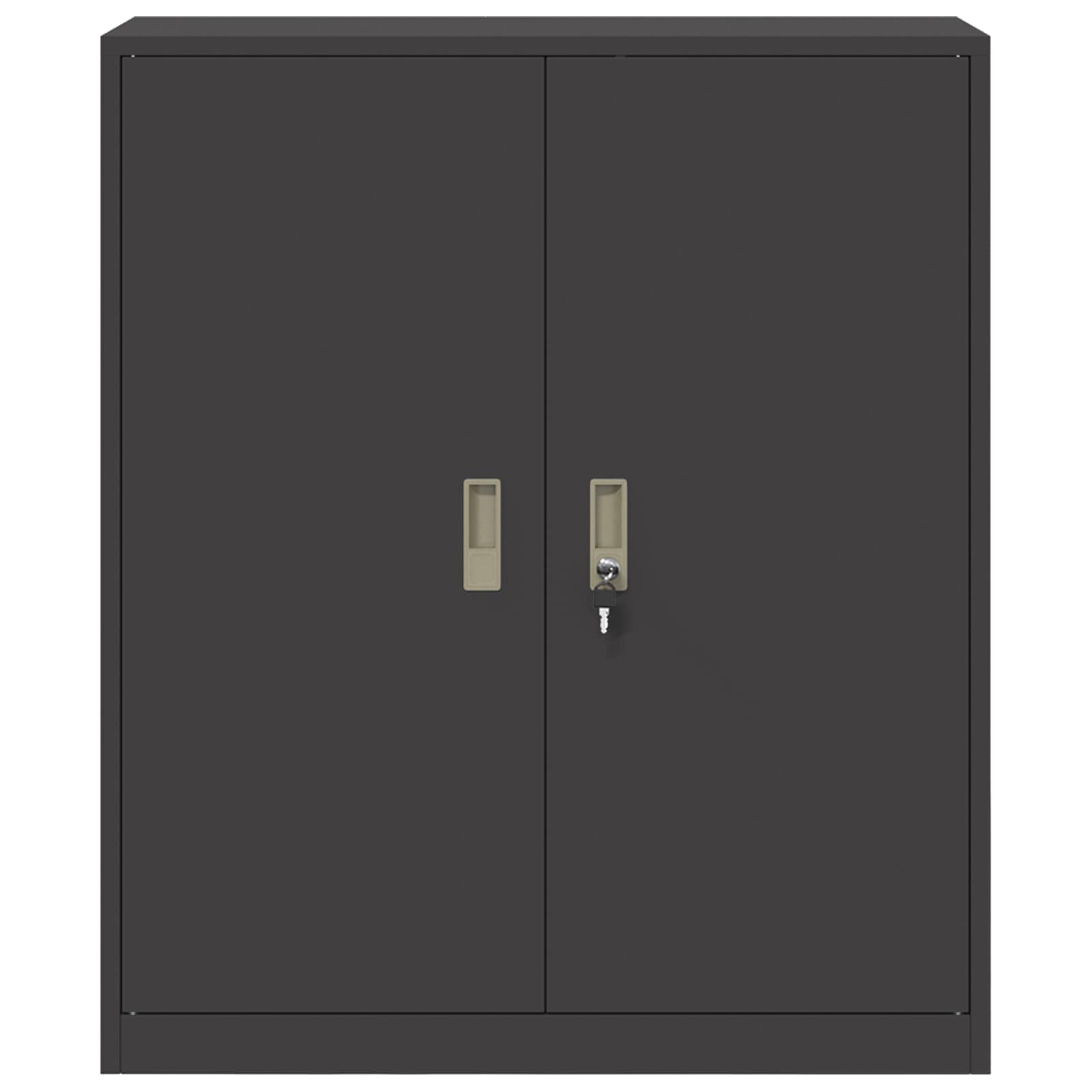 Storage Cabinet Black 90 x 40 x 105 cm Cold-Rolled Steel