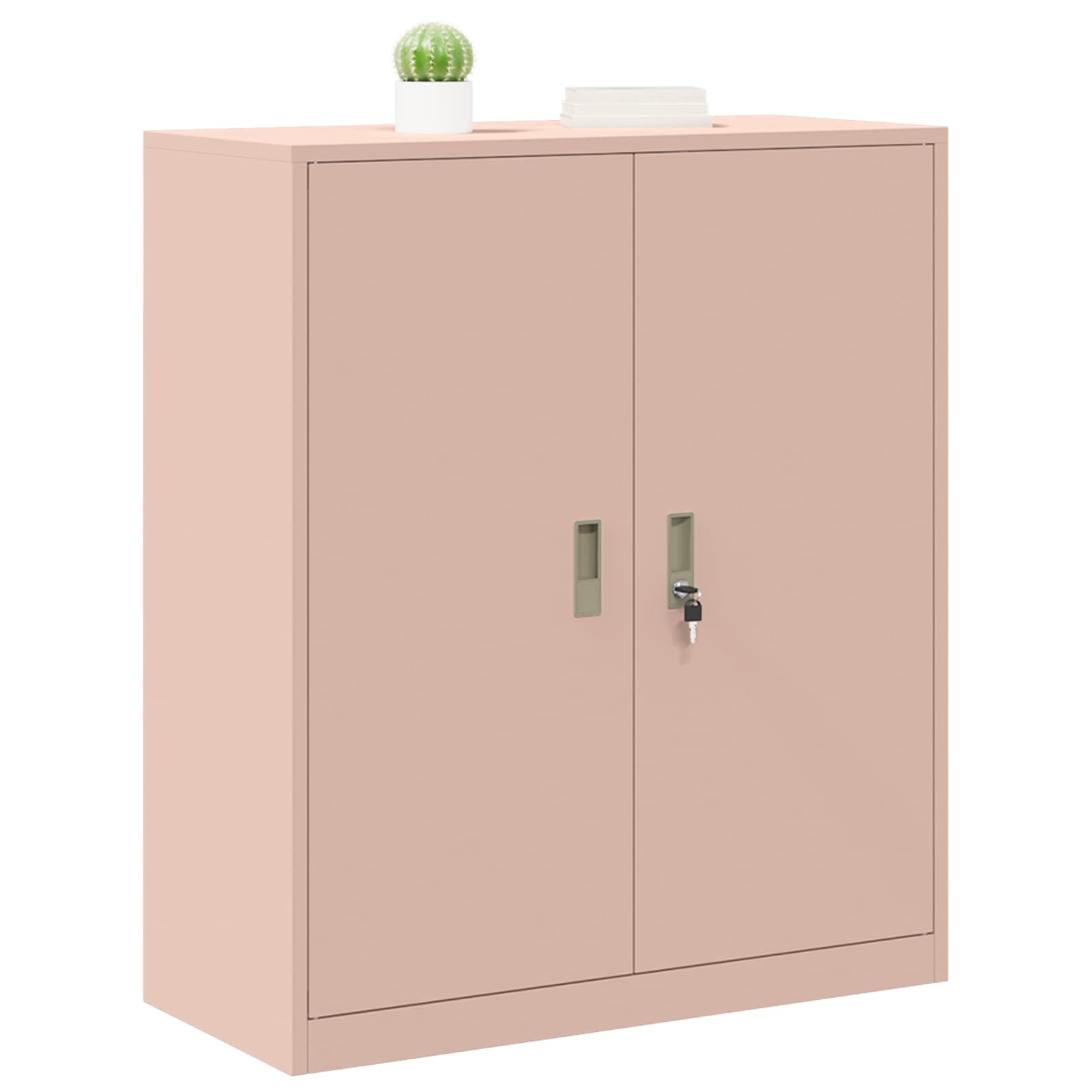 Storage Cabinet Pink 90 x 40 x 105 cm Cold-Rolled Steel