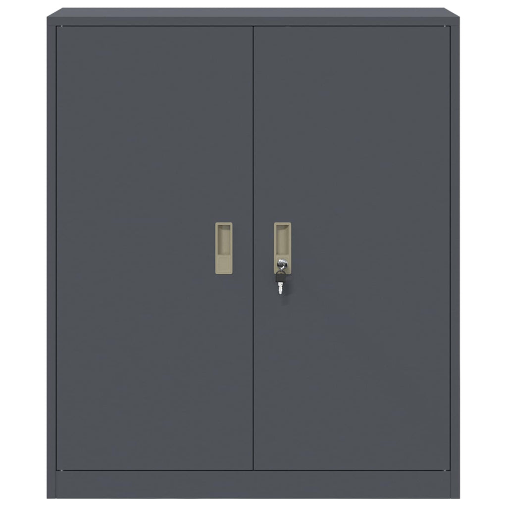 Storage Cabinet Anthracite 90 x 40 x 105 cm Cold-Rolled Steel