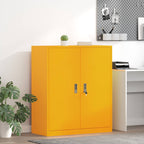 Storage Cabinet with Storage Mustard Yellow 90 x 40 x 105 cm