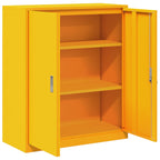 Storage Cabinet with Storage Mustard Yellow 90 x 40 x 105 cm