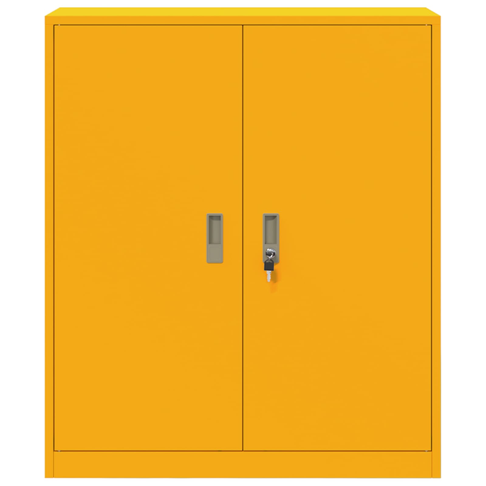 Storage Cabinet with Storage Mustard Yellow 90 x 40 x 105 cm