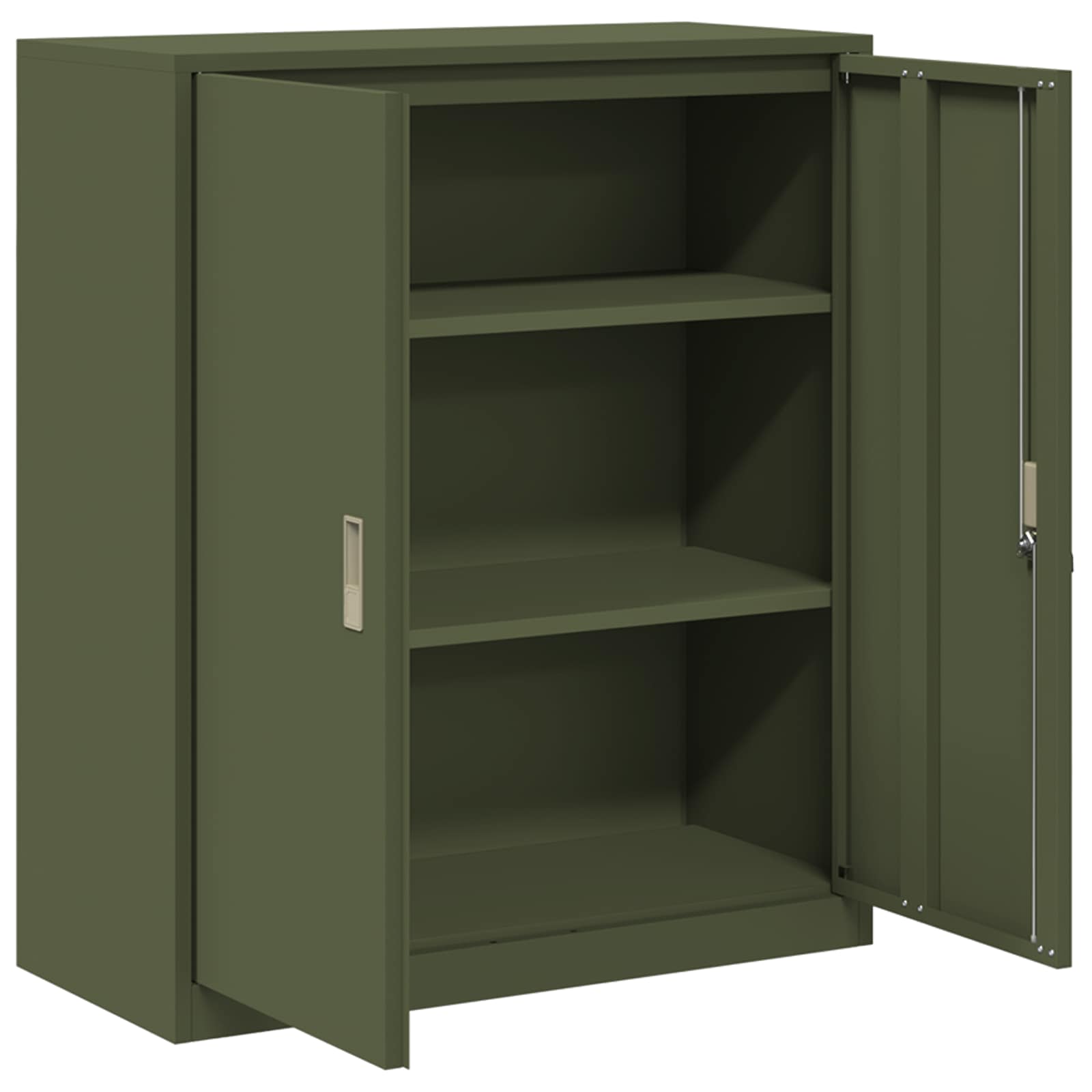 Storage Cabinet Olive Green 90 x 40 x 105 cm Cold-Rolled Steel